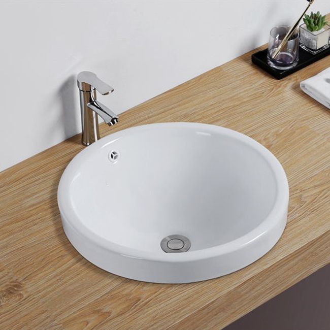 BowLift | Contemporary oval wash stand ceramic metal undercounter basin