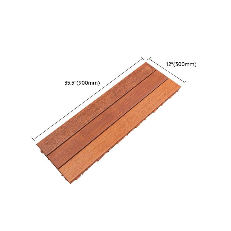 BowLift | Classic wooden deck tiles connecting composite patio tiles