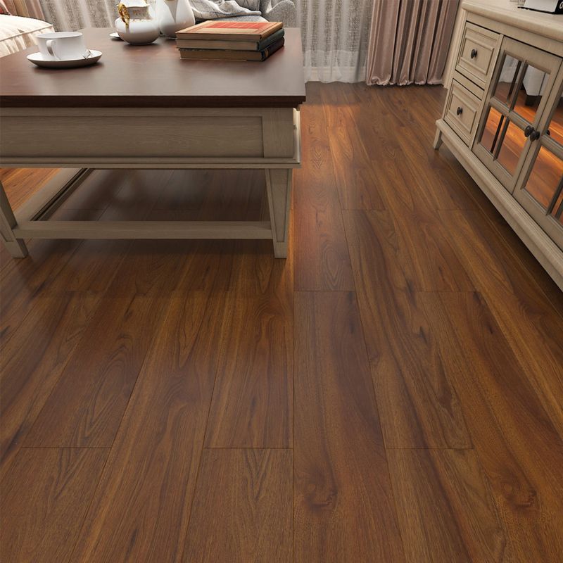 BowLift | 49"x8" width E0 natural solid wood laminate flooring, click-lock, waterproof