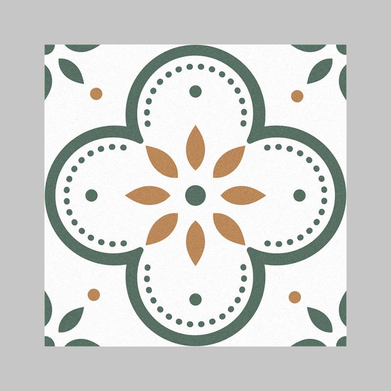 BowLift | Peel and Stick PVC Flooring Matte Vinyl Flooring with Floral Pattern