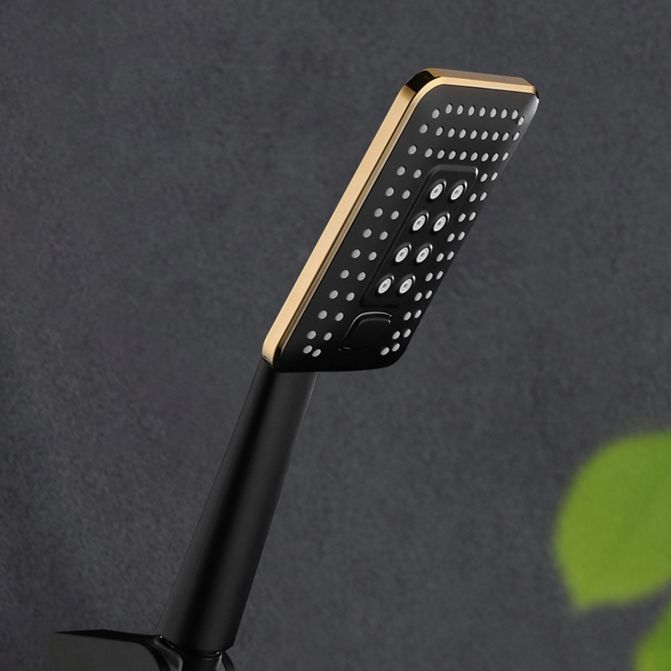 BowLift | Contemporary Metal Handheld Shower Head Square 3 Settings Spray Head