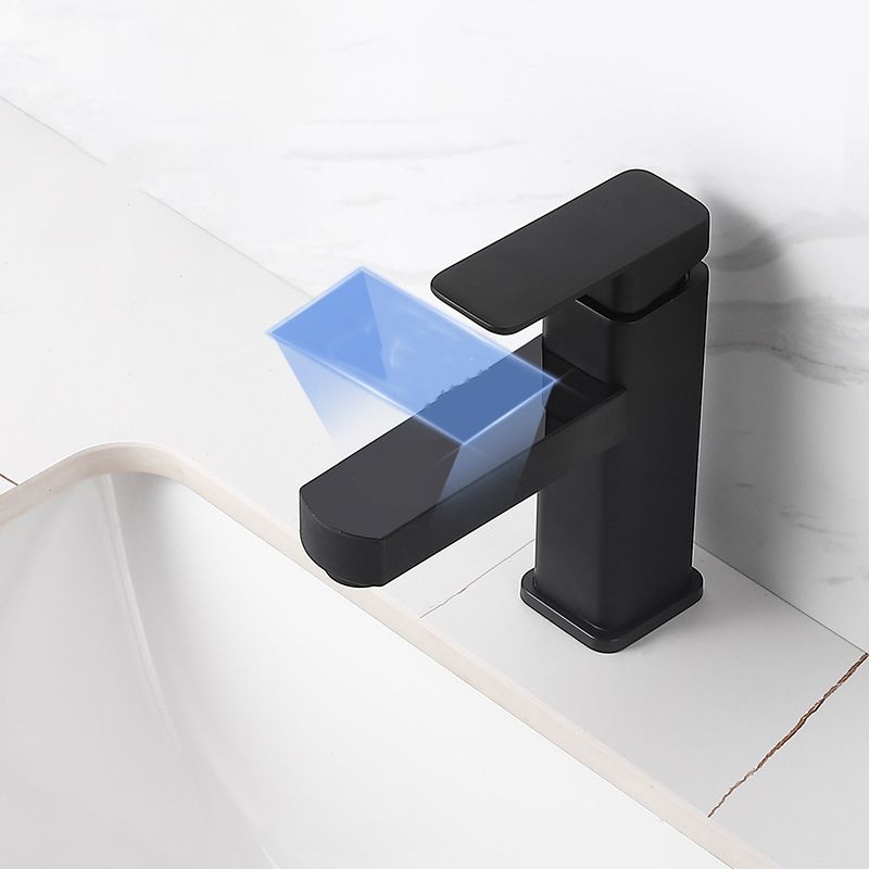 BowLift | Contemporary sink faucet Digital display Monochrome Low arch basin Bathroom sink