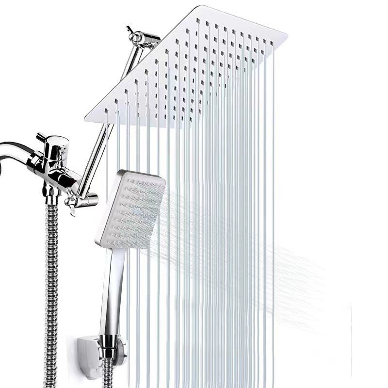 BowLift | Classic Dual Shower Head Water-efficient Square Metal Dual Shower Head