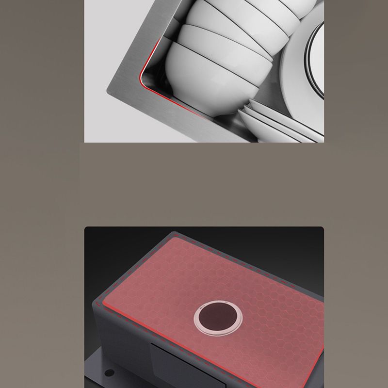 BowLift | Contemporary Style Kitchen Sink Stainless Steel Color Fast Built-In Sink