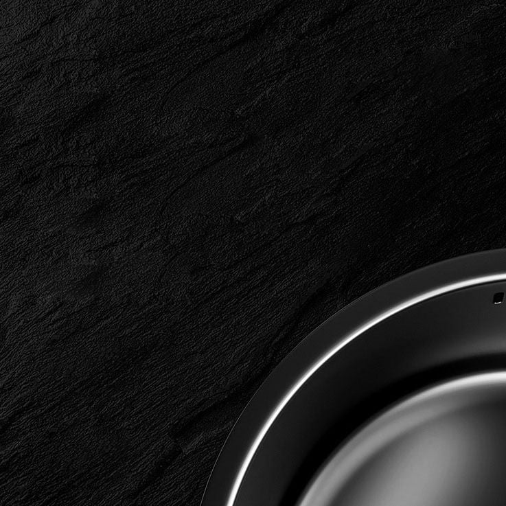 BowLift | Contemporary Style Round Kitchen Sink Stainless Steel Kitchen Sink