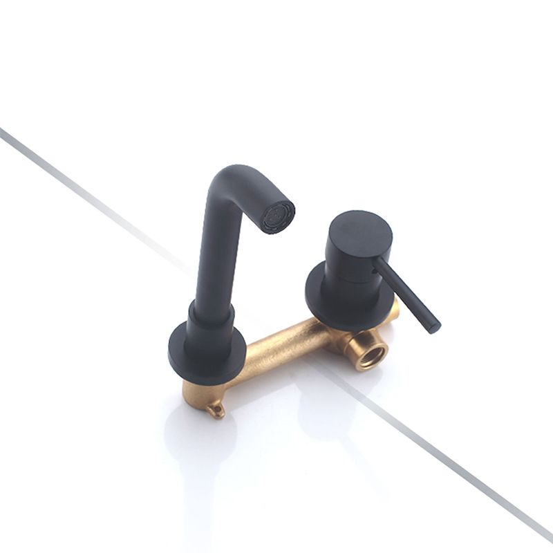 BowLift | Wall-mounted faucet Glam Style sink bathroom faucet with lever handle