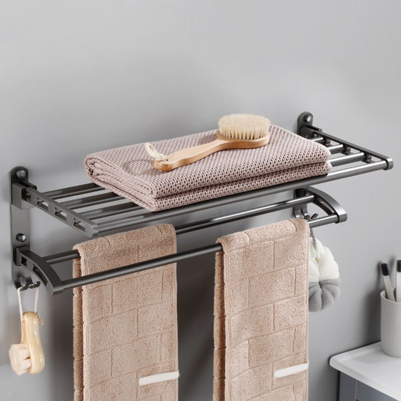 BowLift | Contemporary bathroom accessories single piece or in a set made of gray metal
