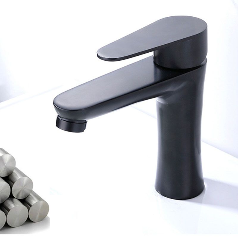 BowLift | Contemporary Stainless Steel Sink Faucet Lever Handles Low Arc Sink Faucet
