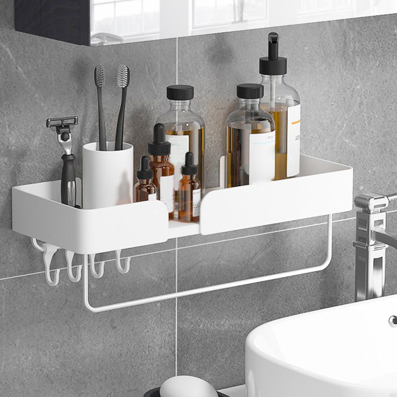 BowLift | White Bathroom Set Modern 1/2/3 - Pieces Stainless Steel Bathroom Shelf