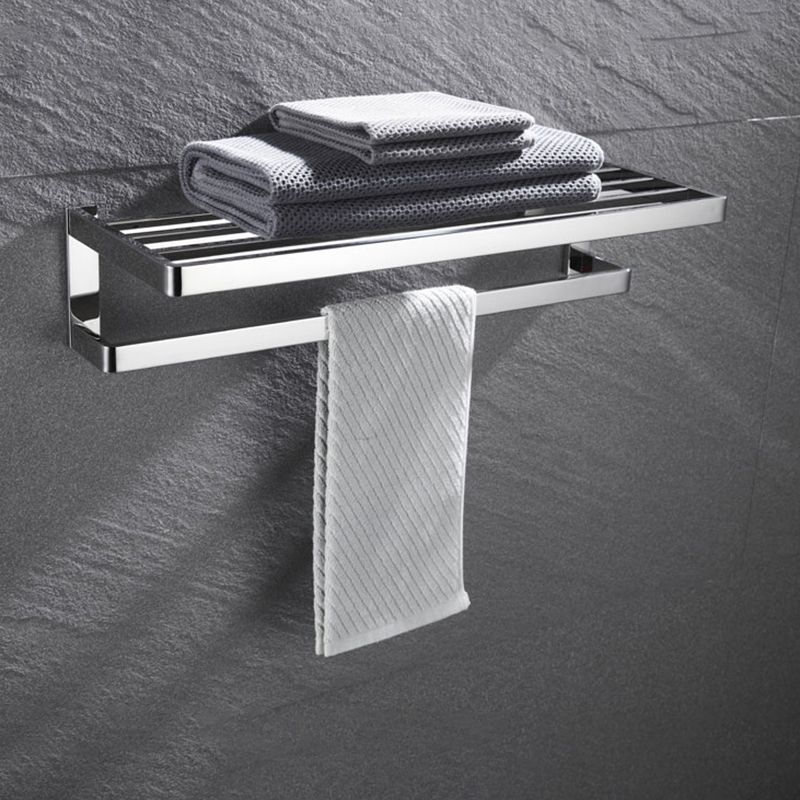 BowLift | 5-piece modern bathroom accessories as single item or in set Polished chrome bathroom set