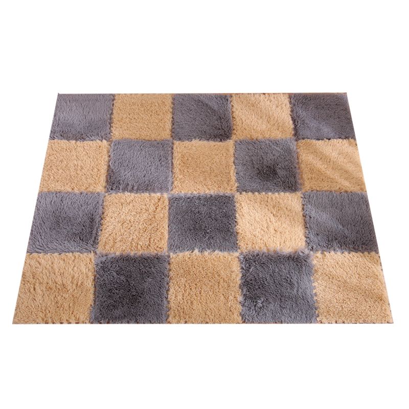 BowLift | Modern Carpet Tiles Interlocking Color Block Shag Carpet Tiles