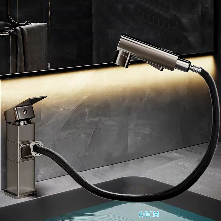 BowLift | Contemporary bathroom sink faucet single-handle swivel spout sink faucet