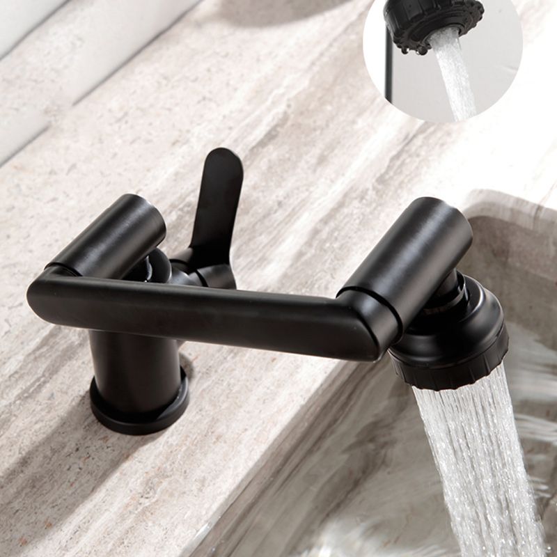 BowLift | Swivel Spout Bathroom Faucet Single Hole Basin Faucet with Lever Handle