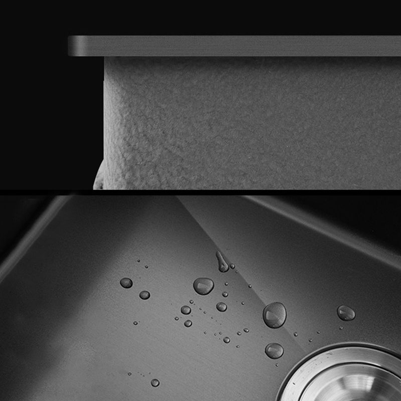 BowLift | Classic sink made of stainless steel built-in sink with scratch-resistant basin for the kitchen