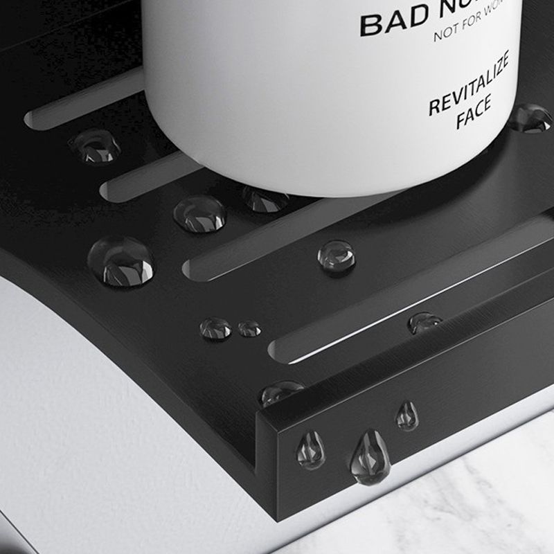 BowLift | 2-piece modern bathroom hardware set bathroom shelf made of aluminum