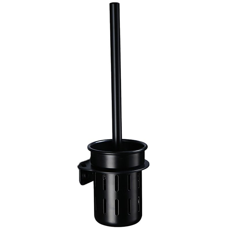 BowLift | Contemporary Bathroom Accessory Set Black Surface Bathrobe Hook/Towel Ring Bar