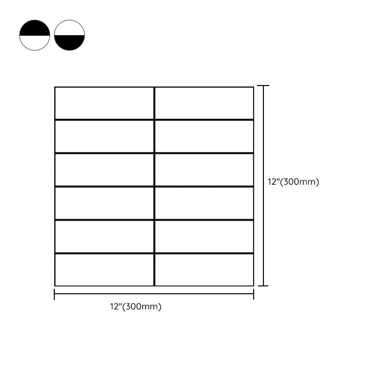 BowLift | Tile Stripping & Sticking Rectangle White Plastic Waterproof Tile Stripping & Sticking for Shower 10-Pack
