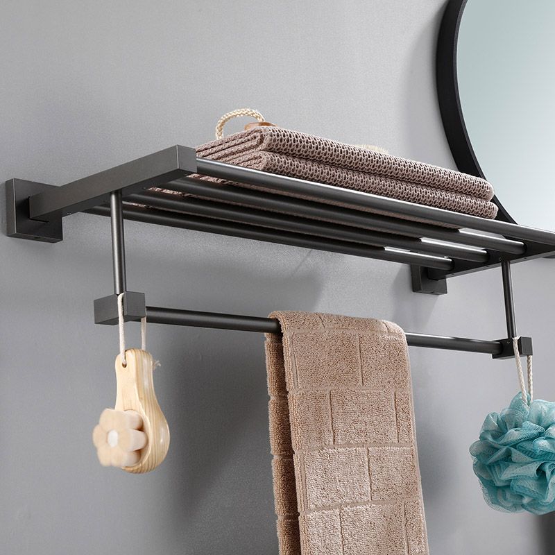 BowLift | Contemporary bathroom accessories single piece or in a set made of gray metal
