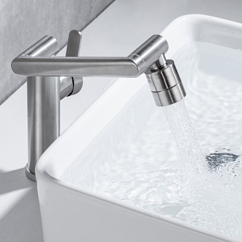 BowLift | Swivel Spout Bathroom Faucet Single Hole Basin Faucet with Lever Handle
