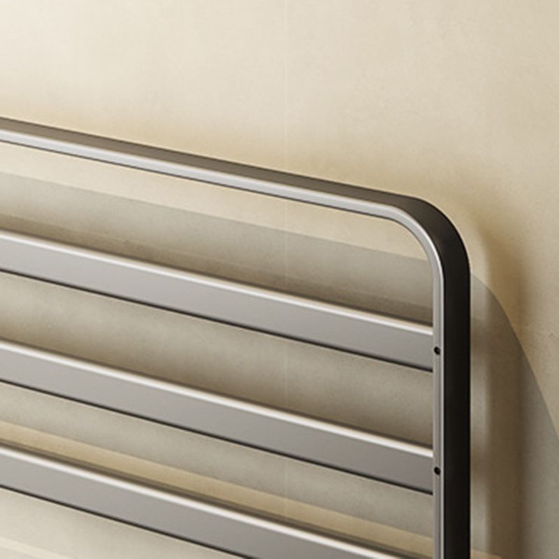 BowLift | Contemporary Bathroom Accessory Set Gray Aluminum Bathroom Shelf/Towel Rack/Bathtub Hook