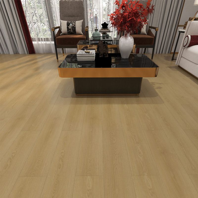 BowLift | 49"x8" width E0 natural solid wood laminate flooring, click-lock, waterproof