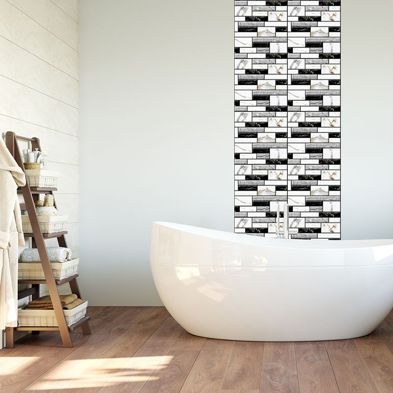 BowLift | Tile Peel & Stick Rectangle Waterproof Plastic Peel & Stick Subway Tiles for Shower 2-Pack