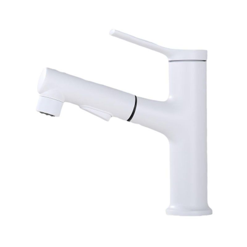 BowLift | Contemporary Single Handle Faucet Retractable Sink Faucet with Lever Handle