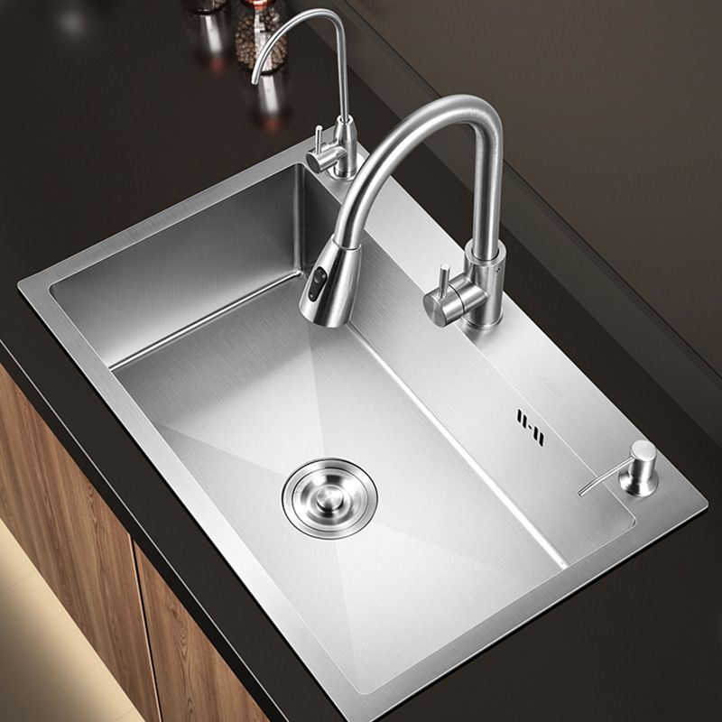 BowLift | Contemporary Style Kitchen Sink Stainless Steel Color Fast Built-In Sink