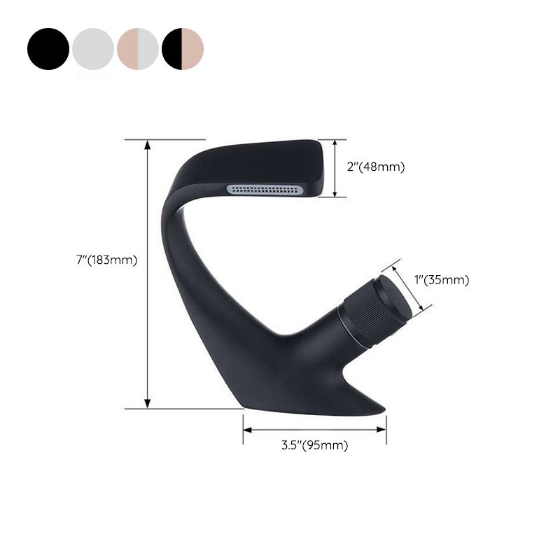 BowLift | Contemporary Container Copper Brass Knob Handle Low Arch Container Faucet