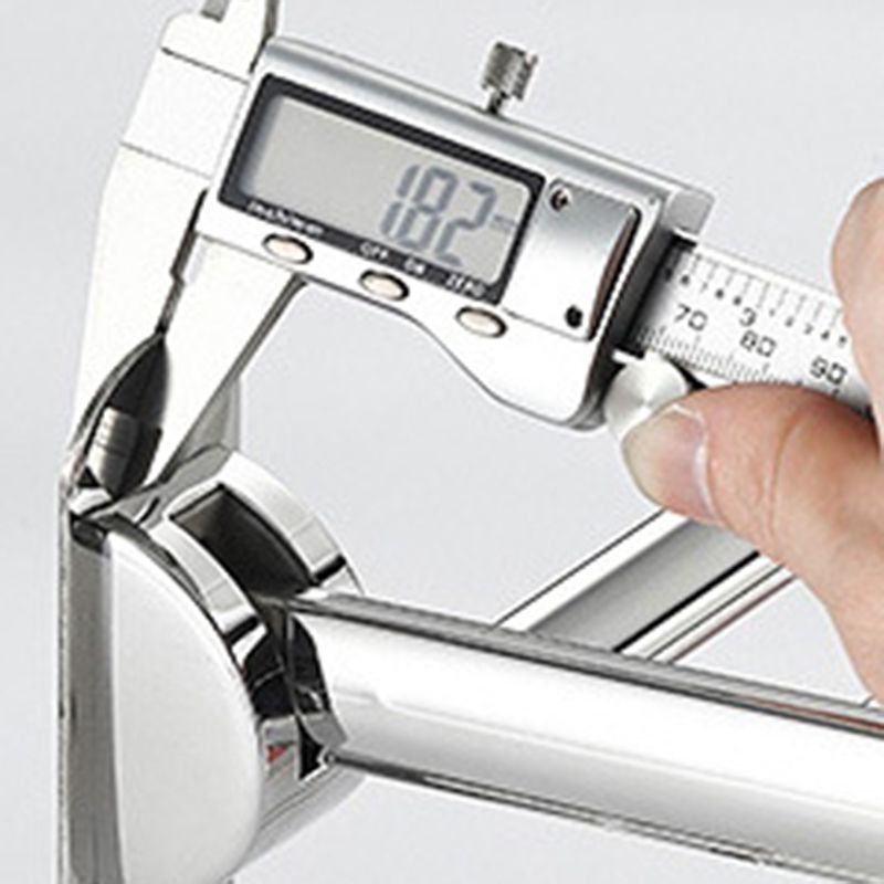 BowLift | Classic Polished Chrome Bathroom Accessory Set Towel Holder/Paper Holder/Robe Hooks Included