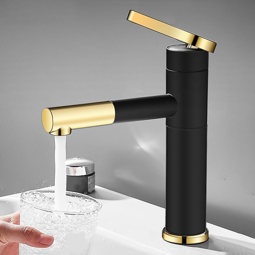 BowLift | Lever handle faucet Glam Style with swivel spout for the bathroom
