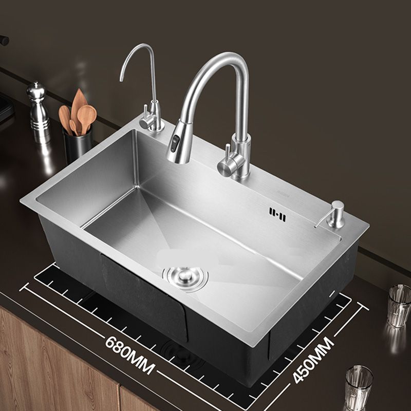 BowLift | Contemporary Style Kitchen Sink Stainless Steel Colorfast Built-in Sink
