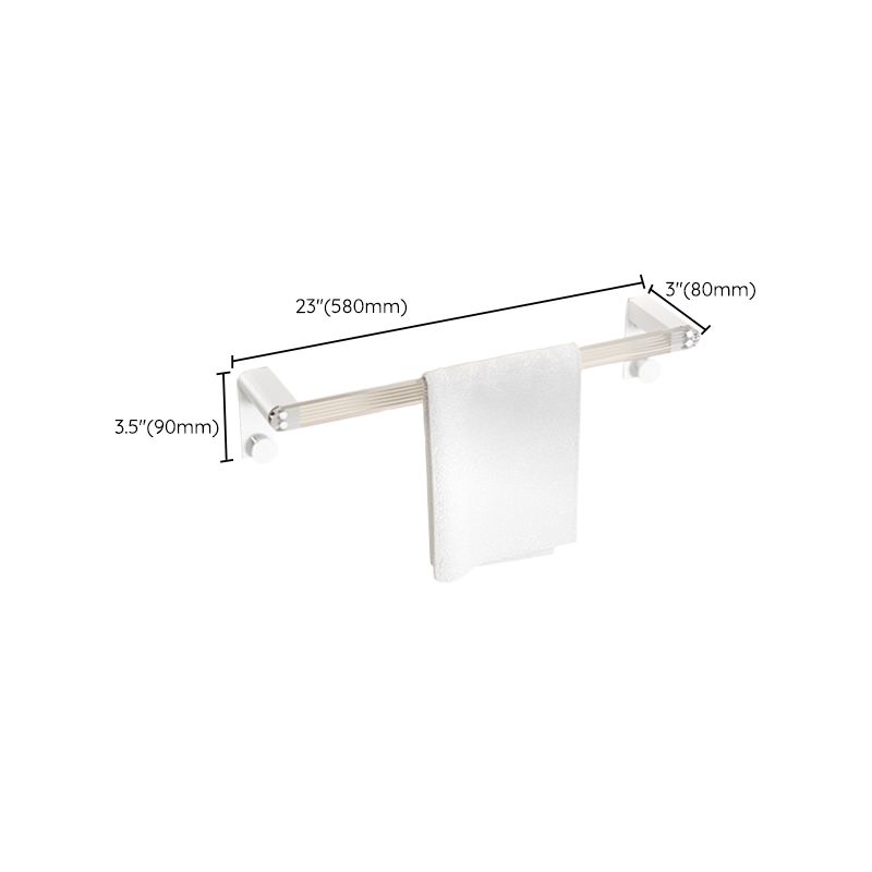 BowLift | White metal and acrylic bathroom accessories as single item or in set with bathroom shelf