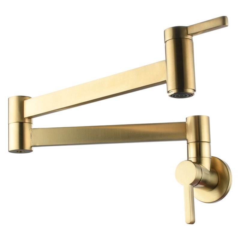 BowLift | Beautiful Wall Mounted Brass Fixtures Stain Resistant Wall Mounted Bathroom Faucet
