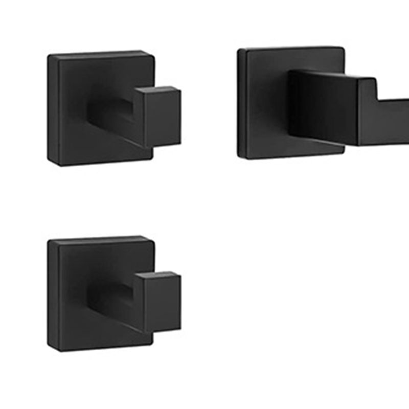 BowLift | 7-piece bathroom accessory set made of stainless steel with paper holder/robe hook/towel ring bar