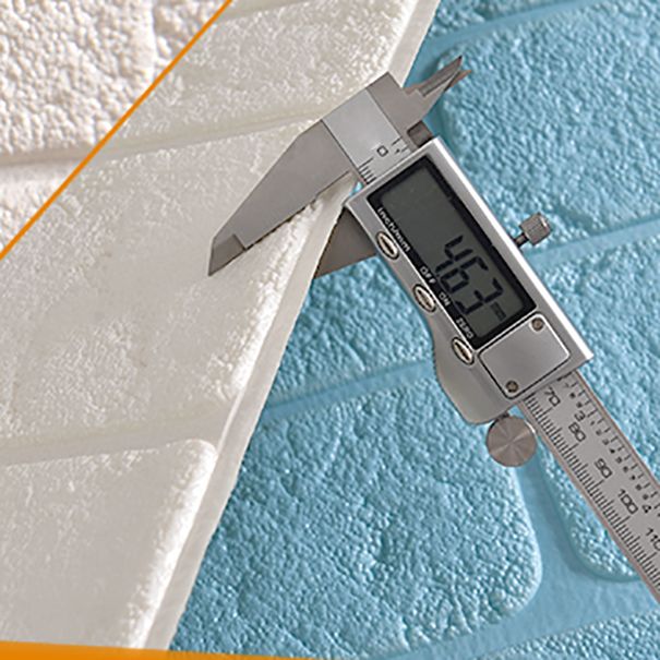 BowLift | Industrial 3D Brick Wall Plank Bathroom Living Room Wall Panel Set of 10