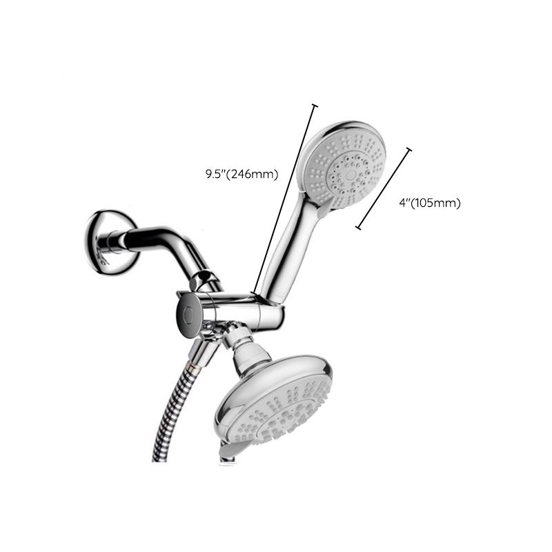 BowLift | Wall-mounted Dual Shower Traditional Round Dual Shower Heads