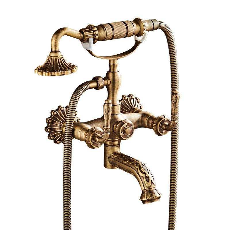BowLift | Wall Mounted Metal Freestanding Bathtub Filler Copper Freestanding Faucet