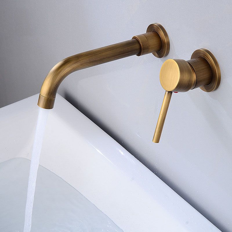 BowLift | Wall mounted metal bathtub faucet single lever swivel bathtub tap trim