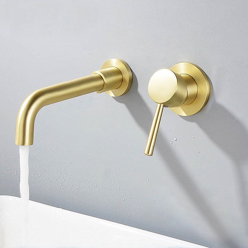 BowLift | Wall mounted metal bathtub faucet single lever swivel bathtub tap trim