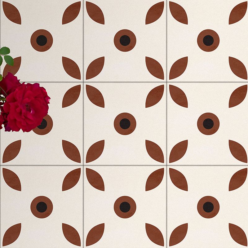 BowLift | Indoor Vinyl floor floral pattern peel and stick waterproof square vinyl floor