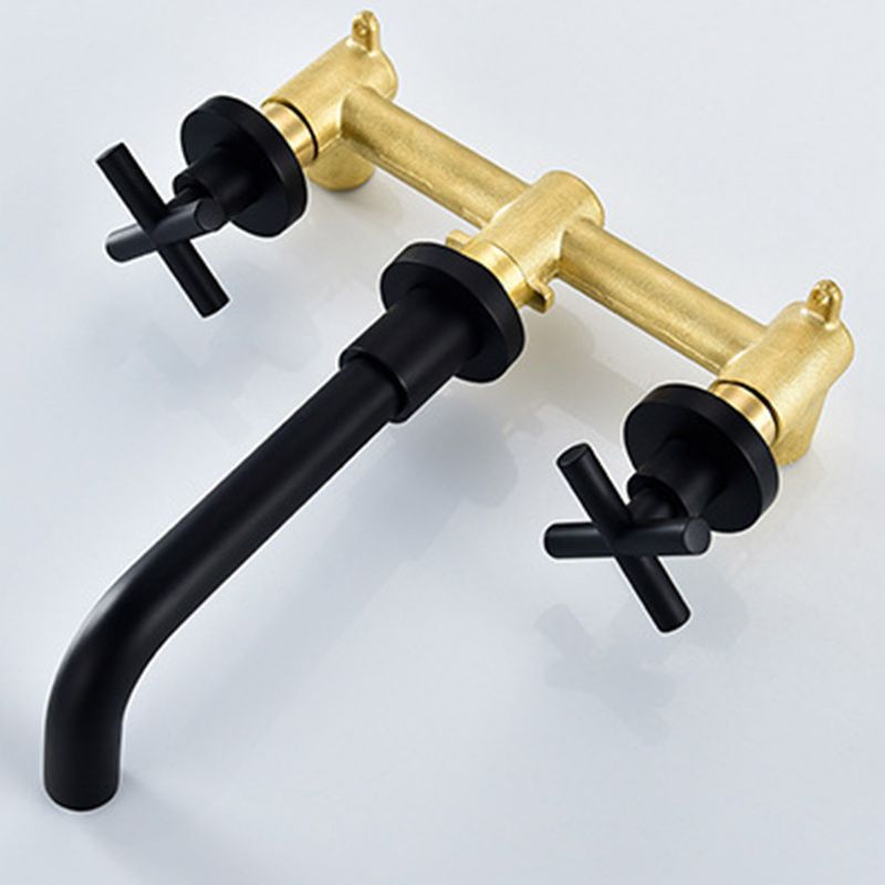 BowLift | 3 holes faucet 2 cross handle wall-mounted faucet for the bathroom