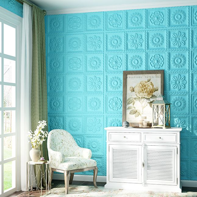 BowLift | Industrial 3D-Print Wall Shelf Bathroom Living Room Wall Panels Set of 10