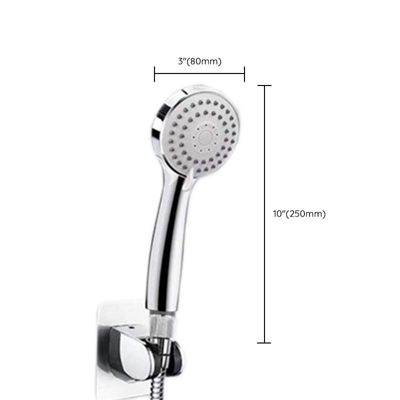 BowLift | Contemporary Shower Combination Double Shower Head Chrome Wall Mount Round Shower Head
