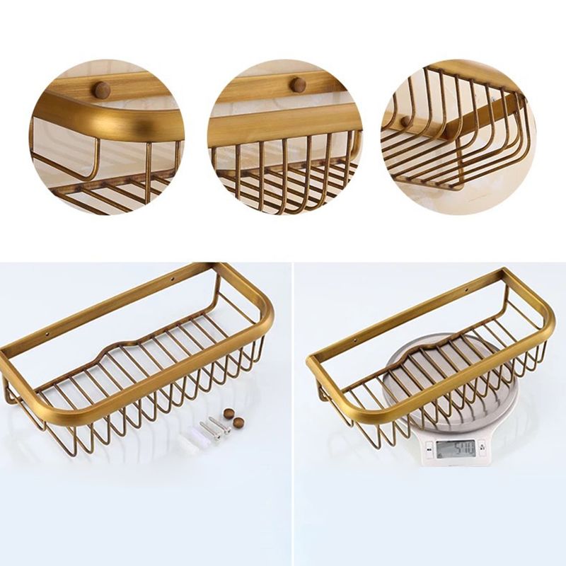 BowLift | 4-piece traditional bathroom accessory set Gold Brass bathroom accessory hardware set