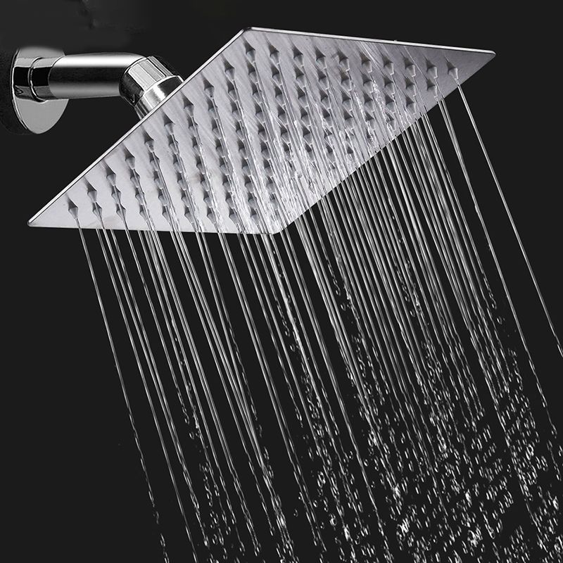 BowLift | Contemporary Shower Combo Fixed Shower Head Stainless Steel Wall Mount Square Shower Head