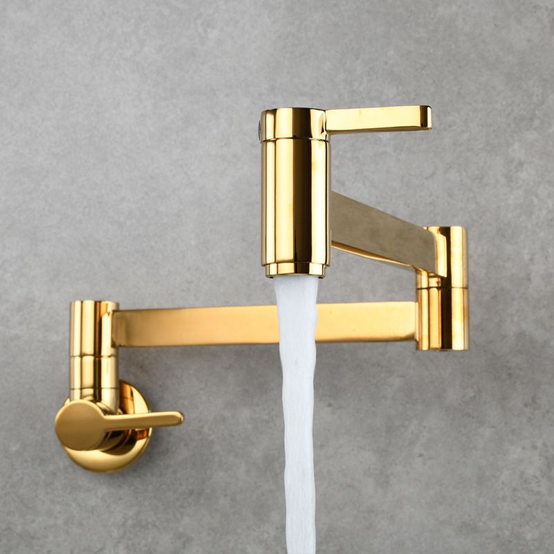 BowLift | Beautiful Wall Mounted Brass Fixtures Stain Resistant Wall Mounted Bathroom Faucet