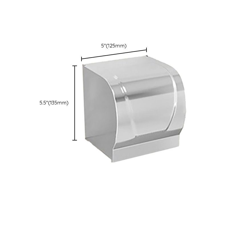 BowLift | Chrome/Black Classic Bathroom Accessory Set Modern Bath Shelf/Towel Bar & Paper Holder