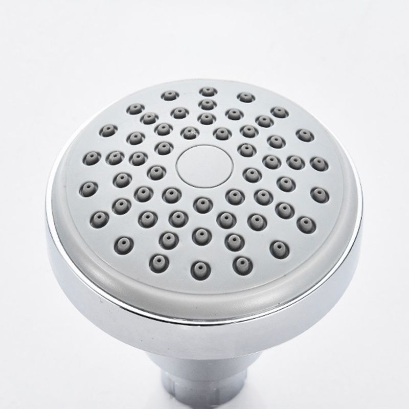 BowLift | Round shower head made of stainless steel in silver wall-mounted shower head