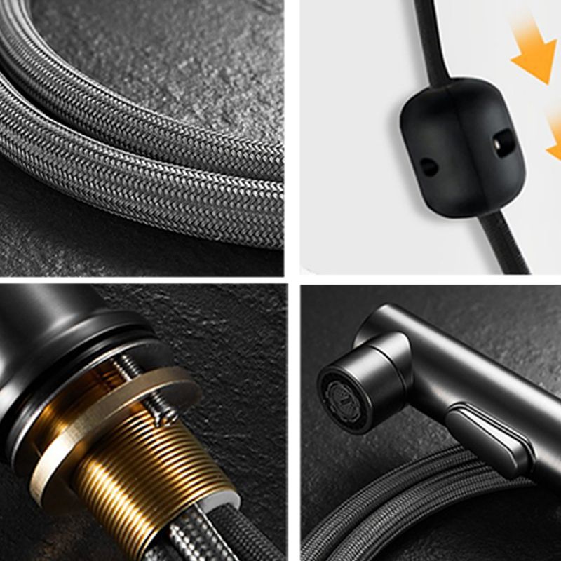 BowLift | Contemporary Single Color Faucet Low Arc Centerset Sink Faucet for Bathroom